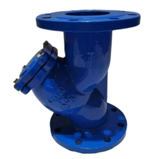 Mae cysylltiad flanged strainer yn sicrhau selio diogel